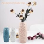 Ceramic Look Vase Plastic Flower Vase 3 Colors Unbreakable Chic Creative Design Flower Vase Shatterproof Plastic Vase Plant Pot Basket Modern Flower Flower Vase artificial flowers in vase Crystal ikea vase Strone dunelm ornaments parsonalised fa donut vase b&m artifical flowers tulip grave hurricane home bargains artificial plants vase