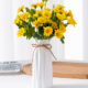 Simulated Ceramic Plastic white Vase, home bargains vases, personalised vase